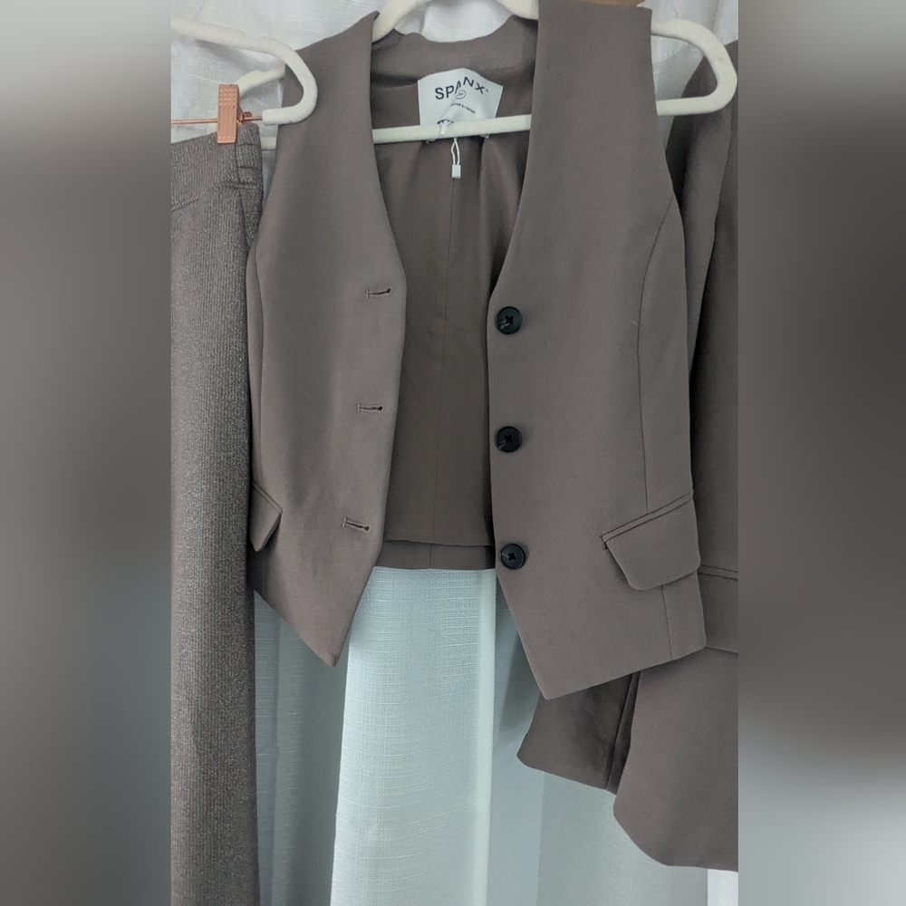 Spanx XS Crepe Smoke? Blazer & Vest